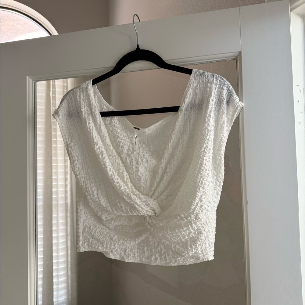 Free People Knot Tie Crop